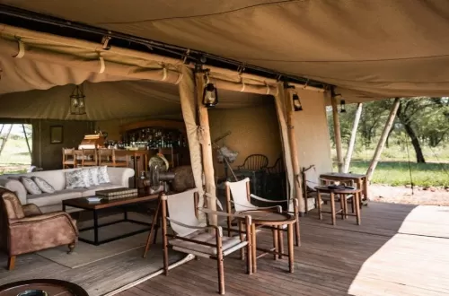 One Nature Nyaruswiga luxury lodge in Serengeti